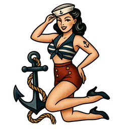 American Traditional tattoo design 4