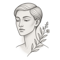 Fine Line tattoo design 3