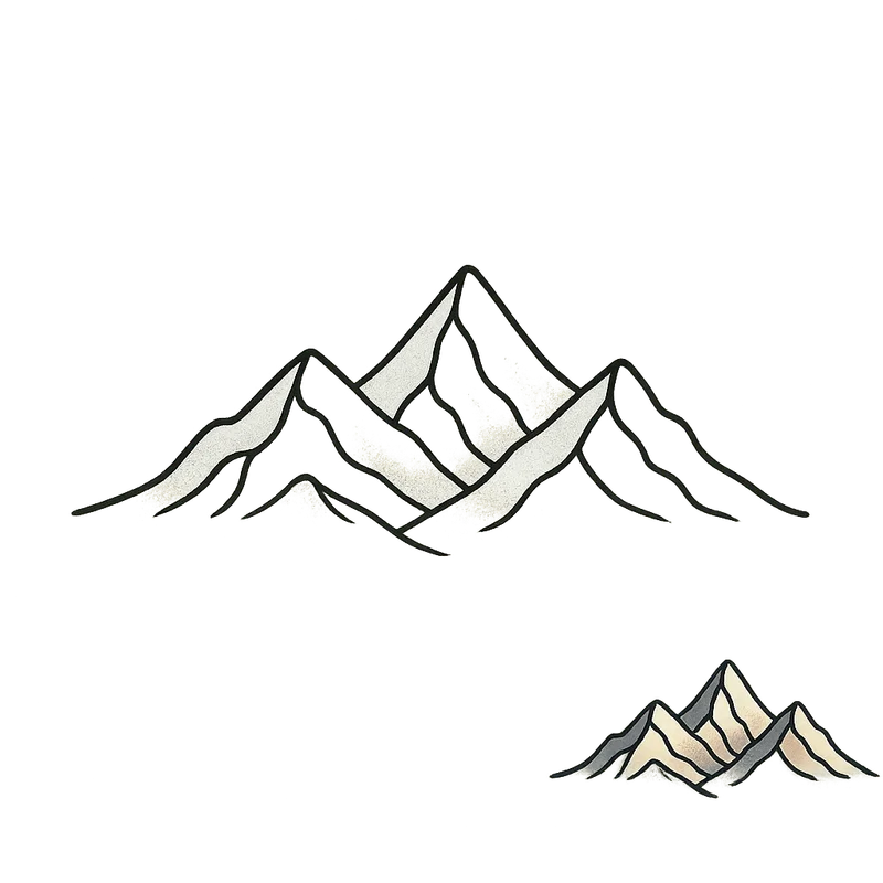 Minimalist tattoo design